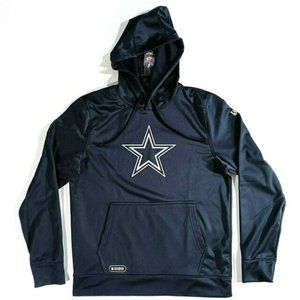 Dallas Cowboys Pullover Hoodie - Men's Size L - NFL Team Apparel - Blue